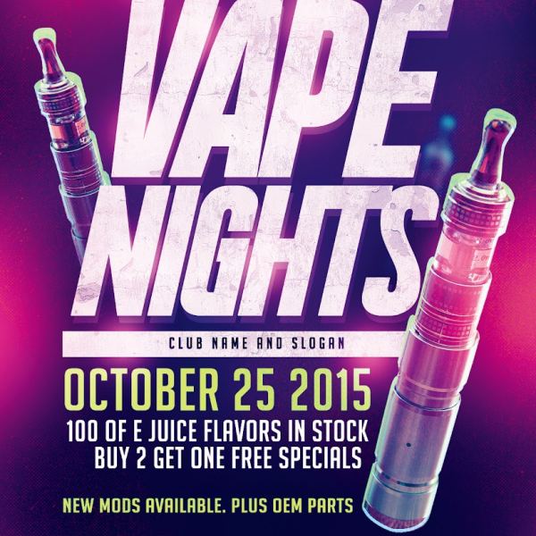 Vape Night Marketing Bundle - Google Drive Zugriff