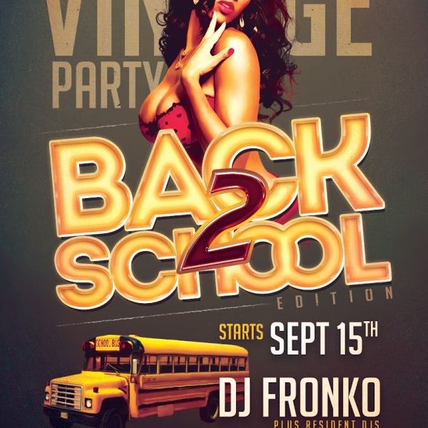 Vintage Back To School Party Zugang