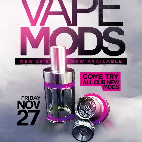 Zugang zum Vape Mods Flyer-Template