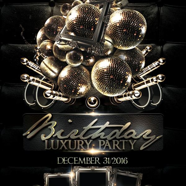 تصميم حزمة منشور حفلة عيد الميلاد