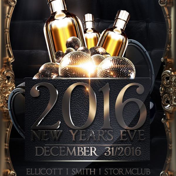 تصميم حزمة منشورات رأس السنة الجديدة