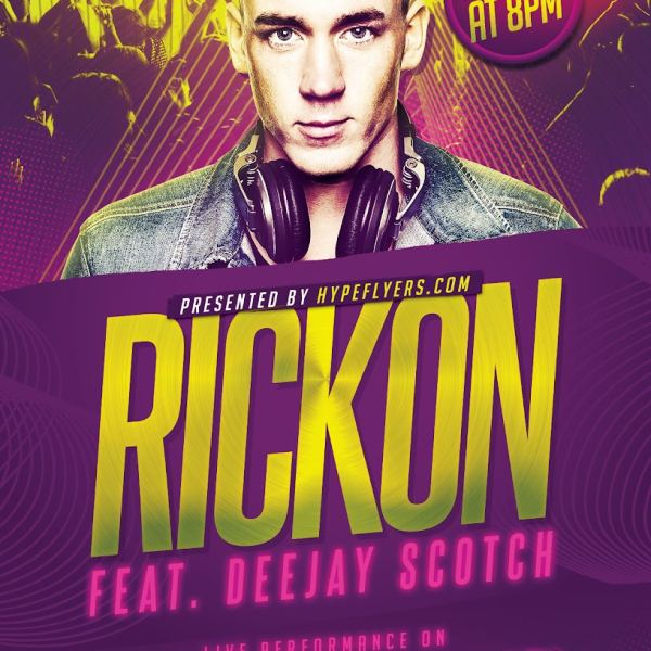 DJ-Event-Flyer-Vorlage Zugriff - Awesomeflyer.com