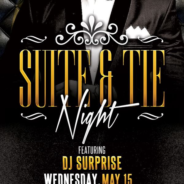 Anzug und Krawatte Flyer Vorlage - Jetzt zugreifen!