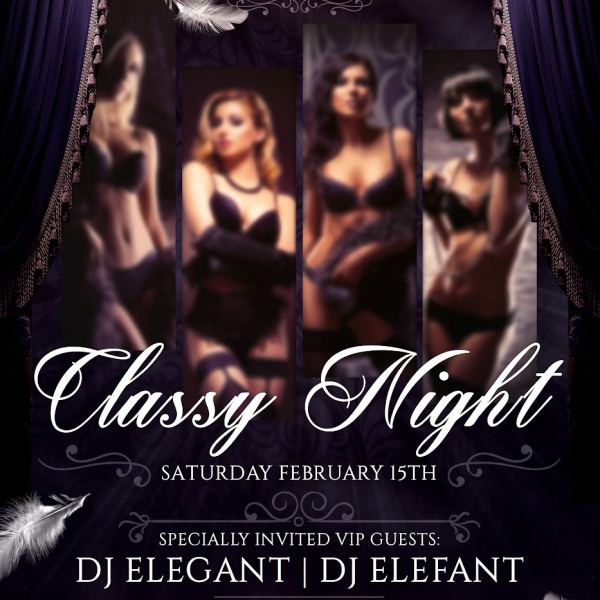 Elegante Nacht – Komplettes Flyer PSD Template & Facebook Cover Zugang