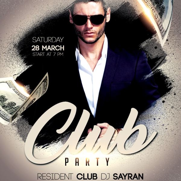 Club Party V03 – Komplettes Flyer- und Facebook-Cover-Bundle