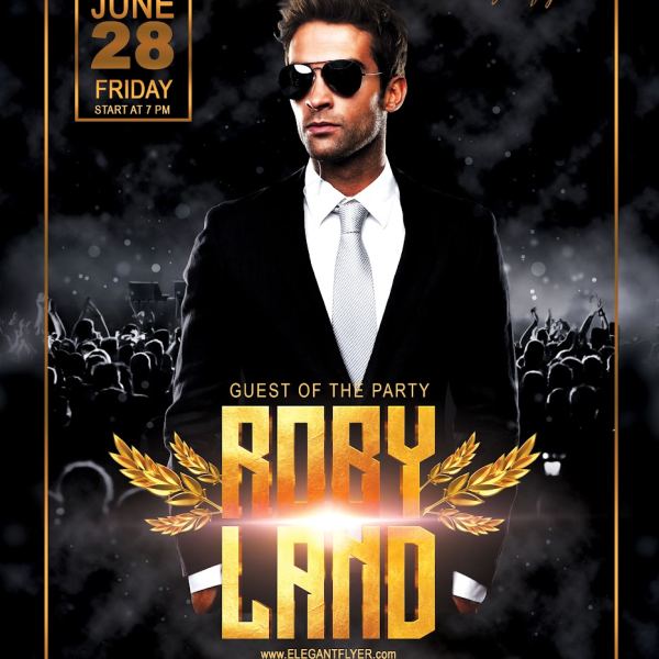 دي جي ضيف V02 - قالب منشور PSD كامل وغطاء فيسبوك