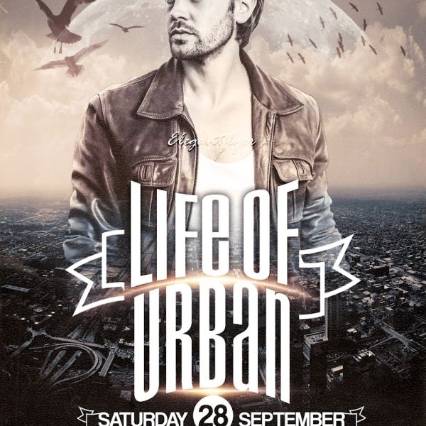 Life Of Urban – Flyer PSD Vorlage & Facebook Cover Zugang