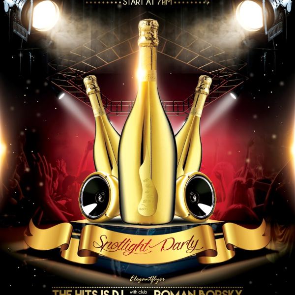 Studentenparty – Flyer PSD-Vorlage & Facebook-Cover-Zugang