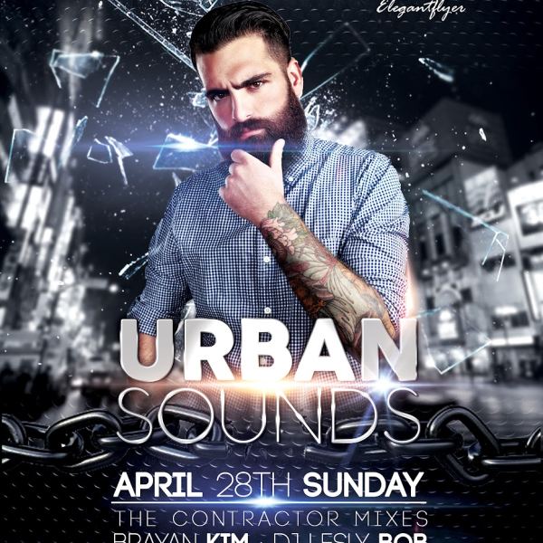 Urban Sounds – Flyer PSD Template & Facebook Cover Access