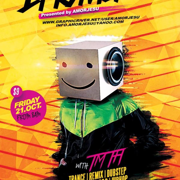 Episches Musik Flyer Vorlagenzugang