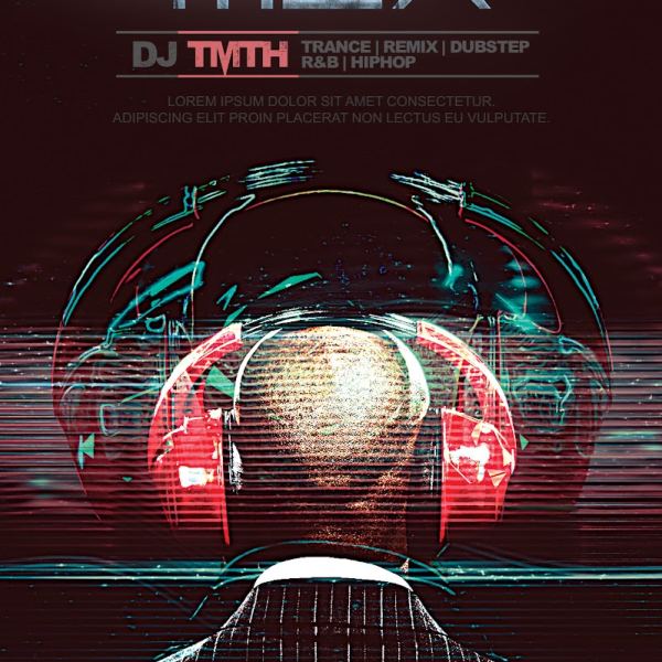 Zugang zur Party Mix Flyer Vorlage