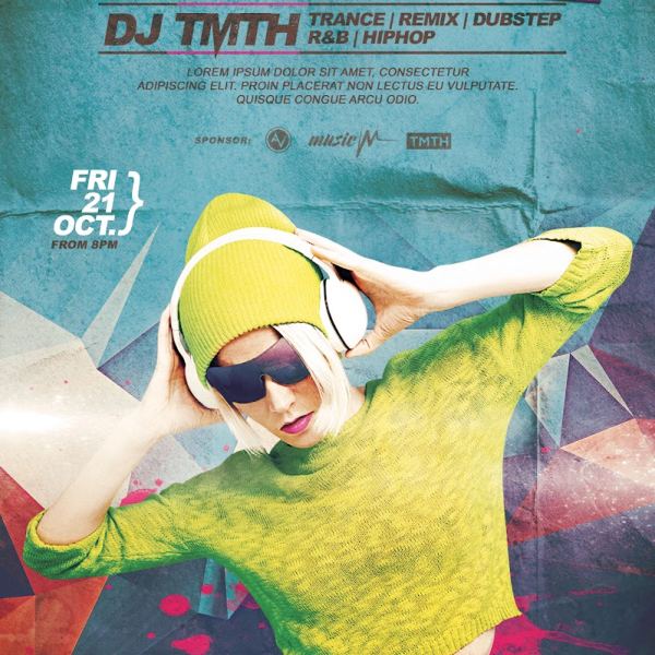 Remix Flyer Vorlage Zugriff