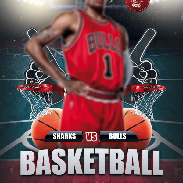 Basketball Flyer 19 - Kreatives Designpaket
