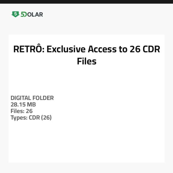 RETRÔ: Exclusive Access to 26 CDR Files