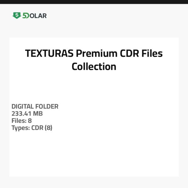TEXTURAS - Premium CDR-Dateien Sammlung
