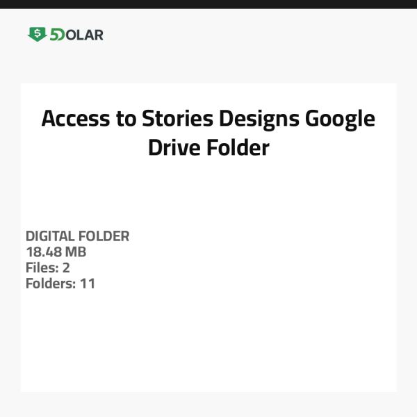 Zugang zum Google Drive-Ordner 'Stories Designs'