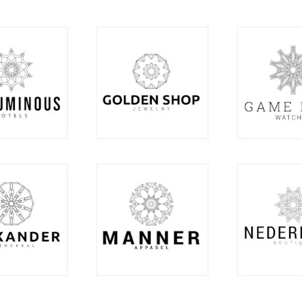 30 Luxus-Logos Sammlung - Zugriff über Google Drive