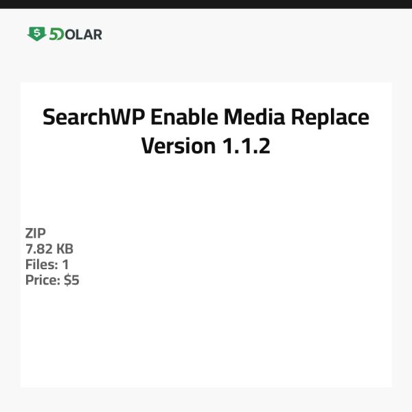 SearchWP Enable Media Replace - Version 1.1.2