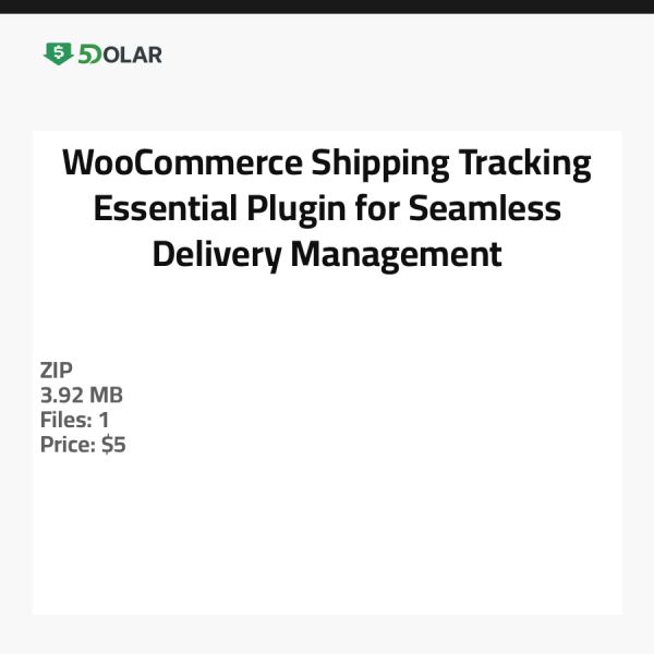 WooCommerce Versandverfolgung - Essentielles Plugin für nahtloses Liefermanagement