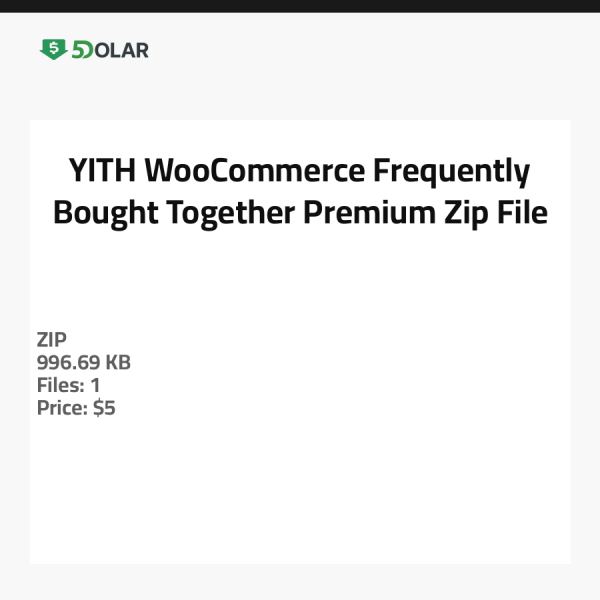 YITH WooCommerce Häufig Zusammen Gekauft Premium - Zip-Datei