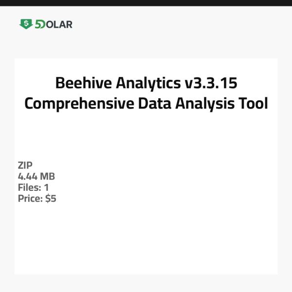 Beehive Analytics v3.3.15 - Umfassendes Datenanalysetool
