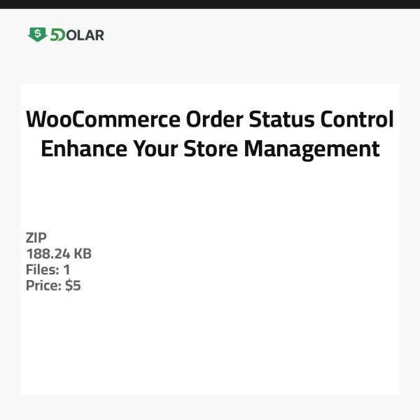 WooCommerce Bestellstatuskontrolle - Verbessern Sie Ihr Shop-Management
