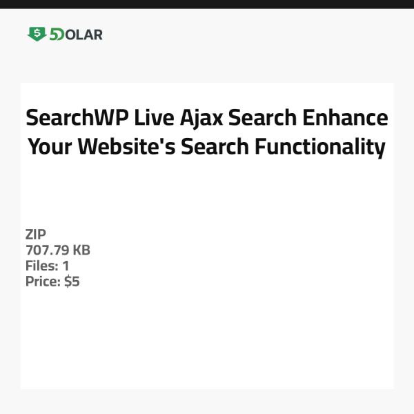 SearchWP Live Ajax Search - Verbessern Sie die Suchfunktionalität Ihrer Website