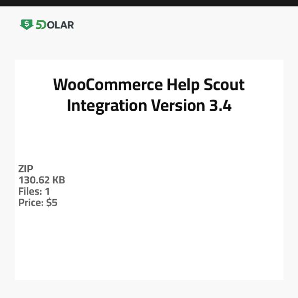 WooCommerce Help Scout Integration - Version 3.4