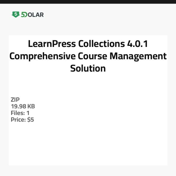 تعلم برمجيات LearnPress 4.0.1 - حل شامل لإدارة الدورات