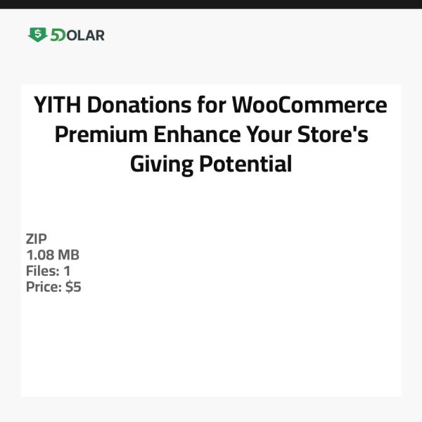 YITH Spenden für WooCommerce Premium - Steigern Sie das Spendenpotential Ihres Shops