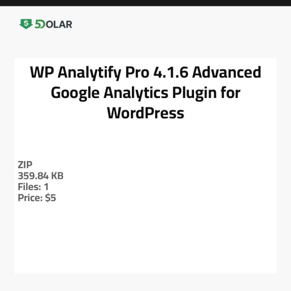WP Analytify Pro 4.1.6 - Fortgeschrittenes Google Analytics Plugin für WordPress