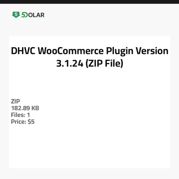 DHVC WooCommerce Plugin - Version 3.1.24 (ZIP-Datei)