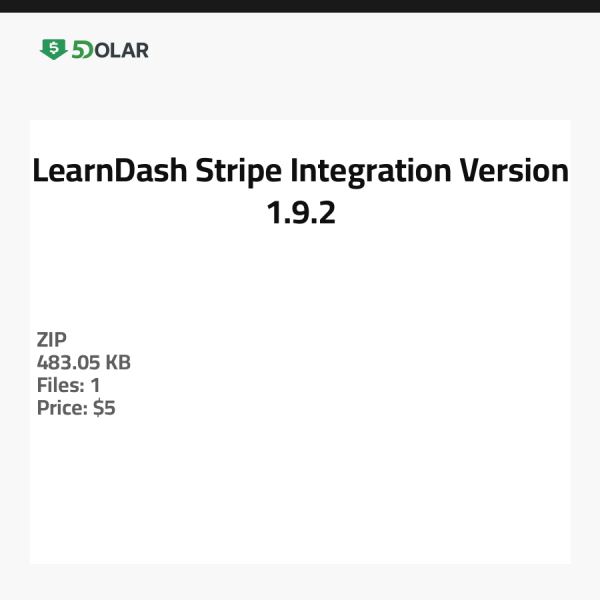 دمج LearnDash مع Stripe - الإصدار 1.9.2