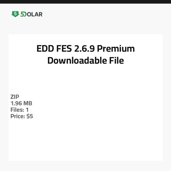 EDD FES 2.6.9 - Premium herunterladbare Datei