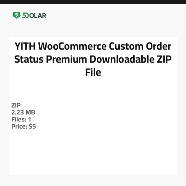 YITH WooCommerce Custom Order Status Premium - Herunterladbare ZIP-Datei