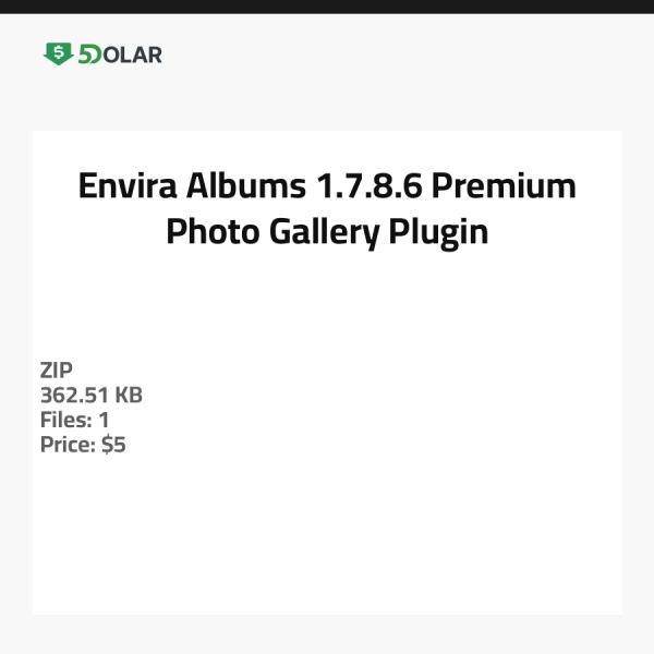 Envira Albums 1.7.8.6 - Premium Foto-Galerie-Plugin