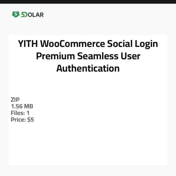 YITH WooCommerce Social Login Premium - Nahtlose Benutzerauthentifizierung