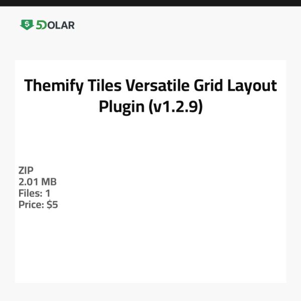 Themify Tiles - Vielseitiges Grid-Layout-Plugin (v1.2.9)