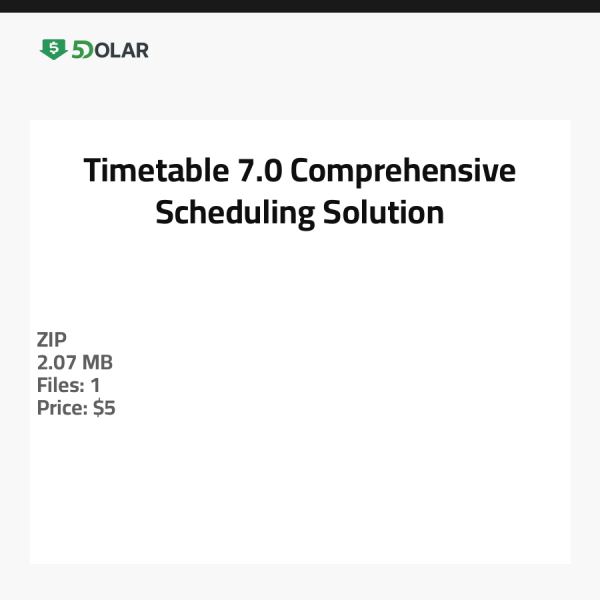 Fahrplan 7.0 - Umfassende Planungslösung