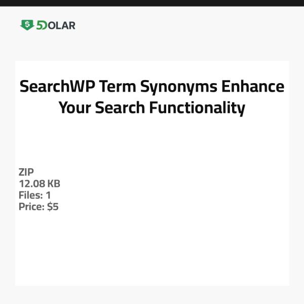 SearchWP Begriffssynonyme - Verbessern Sie Ihre Suchfunktionalität