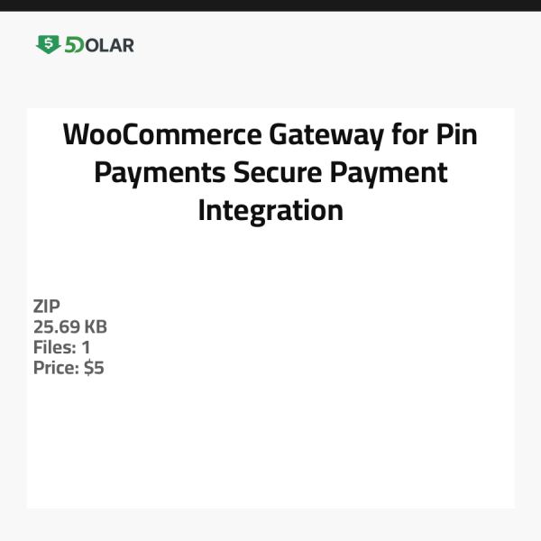 WooCommerce-Gateway für Pin Payments - Sichere Zahlungsintegration