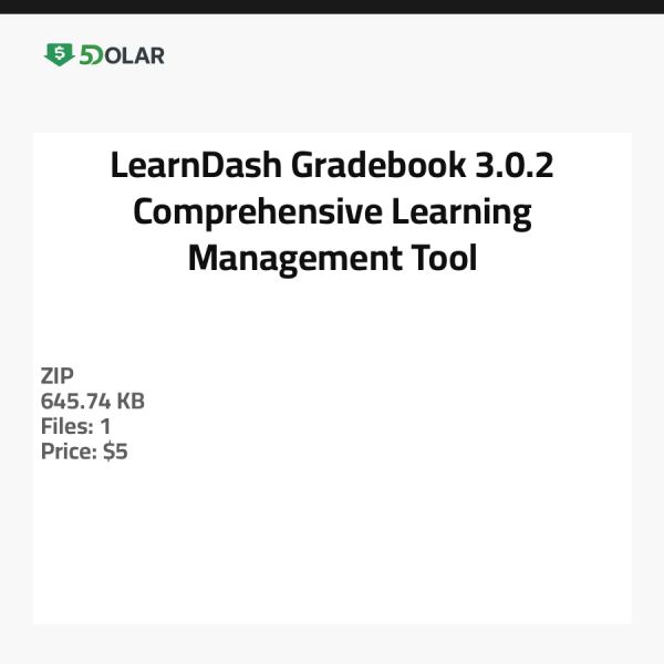 LearnDash Gradebook 3.0.2 - Umfassendes Lernmanagement-Tool