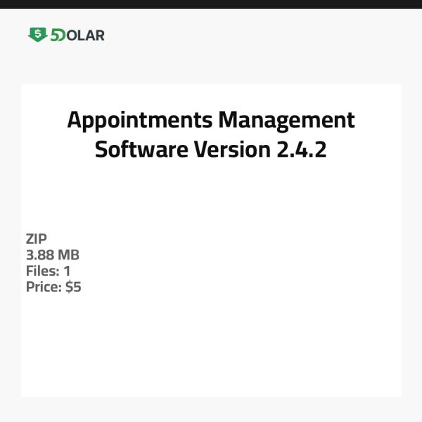 Terminverwaltungssoftware - Version 2.4.2