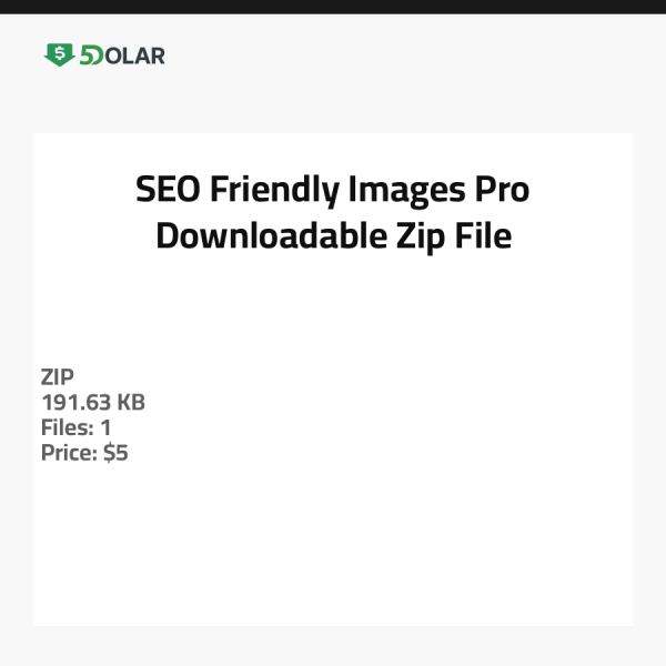 SEO-freundliche Bilder Pro - Herunterladbare Zip-Datei