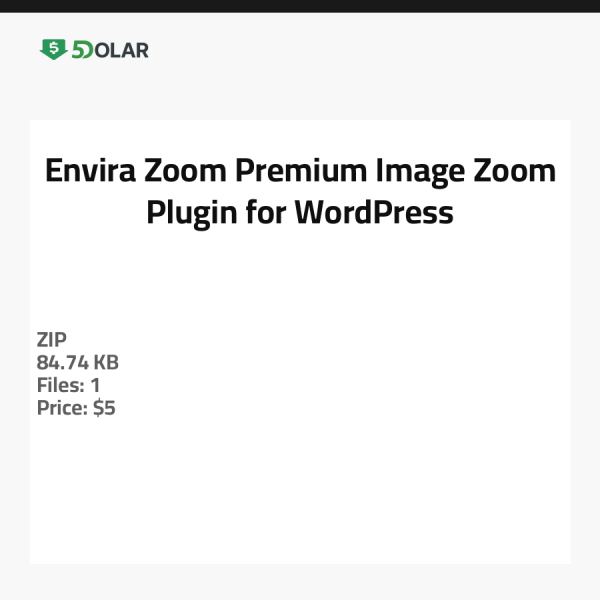 Envira Zoom - Premium Bildzoom-Plugin für WordPress