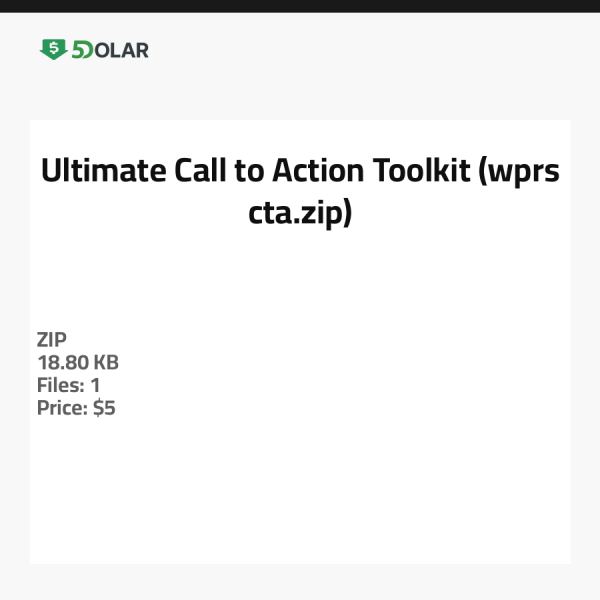 Ultimatives Call-to-Action Toolkit (wprs-cta.zip)