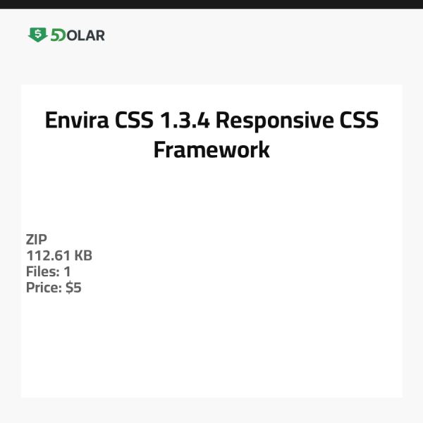 Envira CSS 1.3.4 - Responsives CSS-Framework