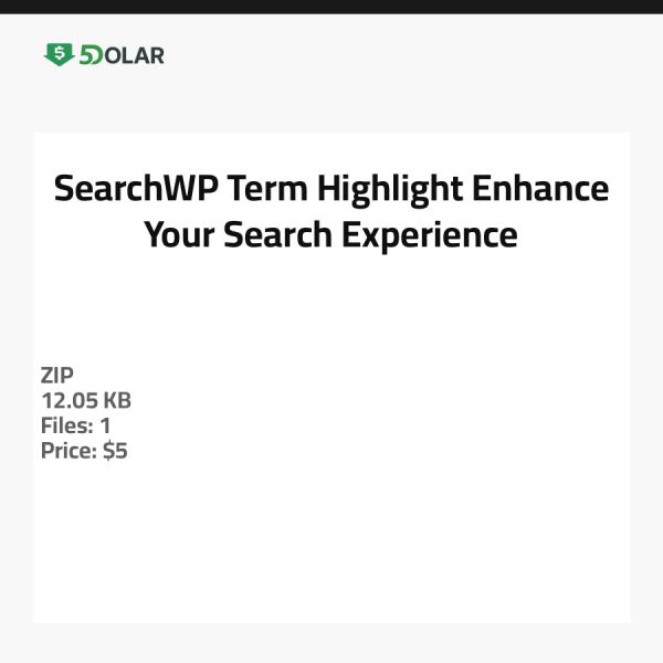 SearchWP Term Highlight - Verbessern Sie Ihr Sucherlebnis