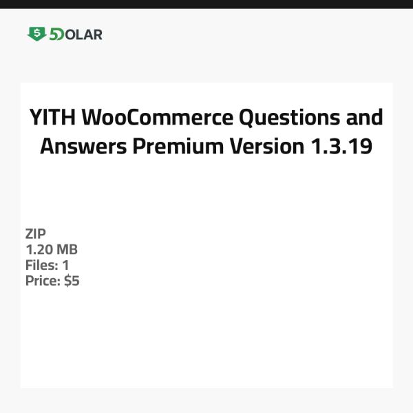 YITH WooCommerce Fragen und Antworten Premium - Version 1.3.19