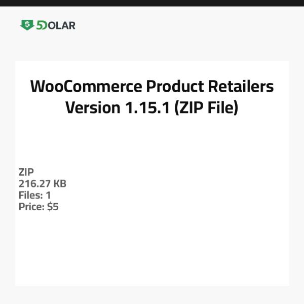 WooCommerce Produktanbieter - Version 1.15.1 (ZIP-Datei)